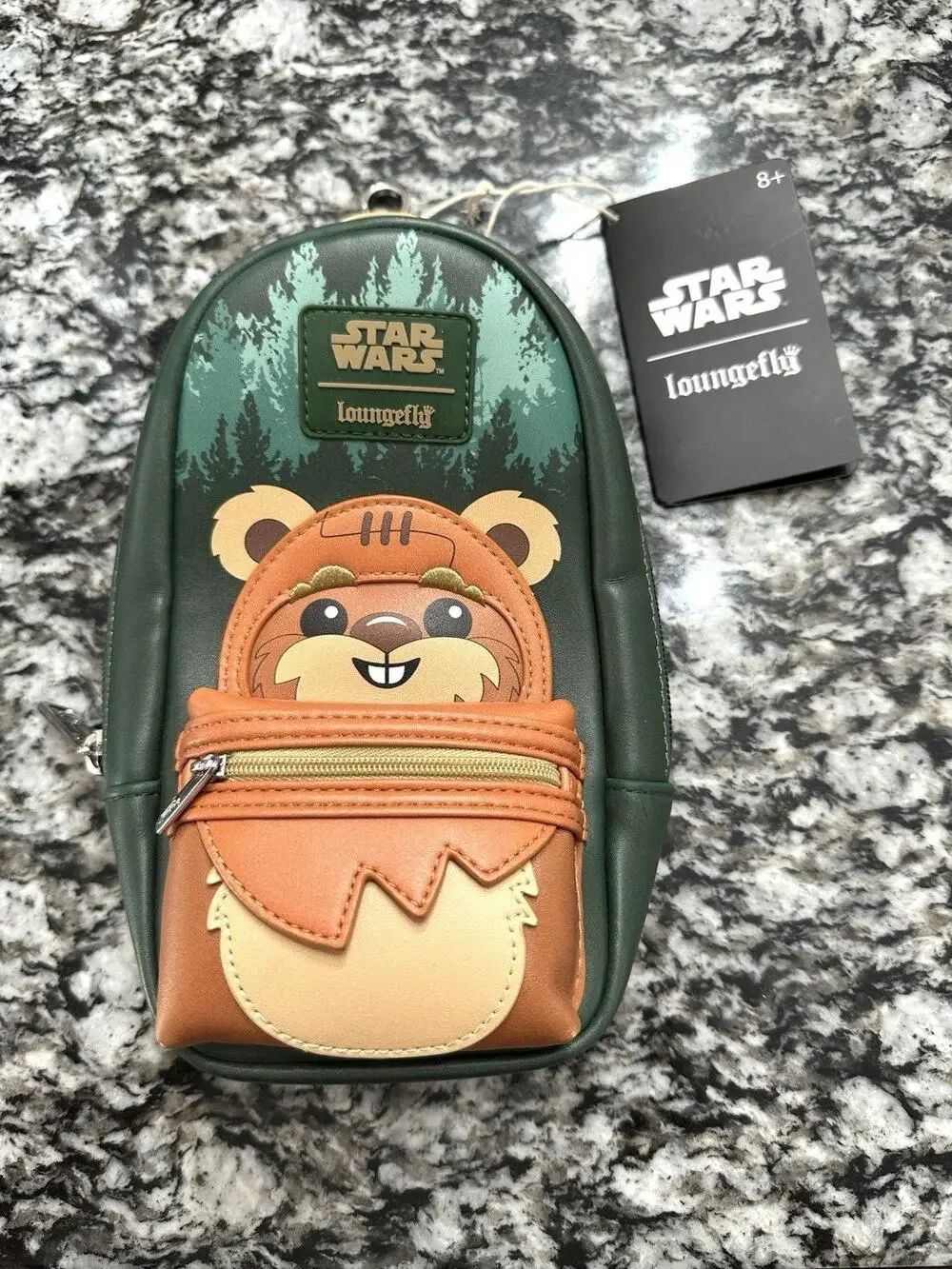 New Star Wars Return of the Jedi Ewok Pencil Case Mini Backpack Loungefly
